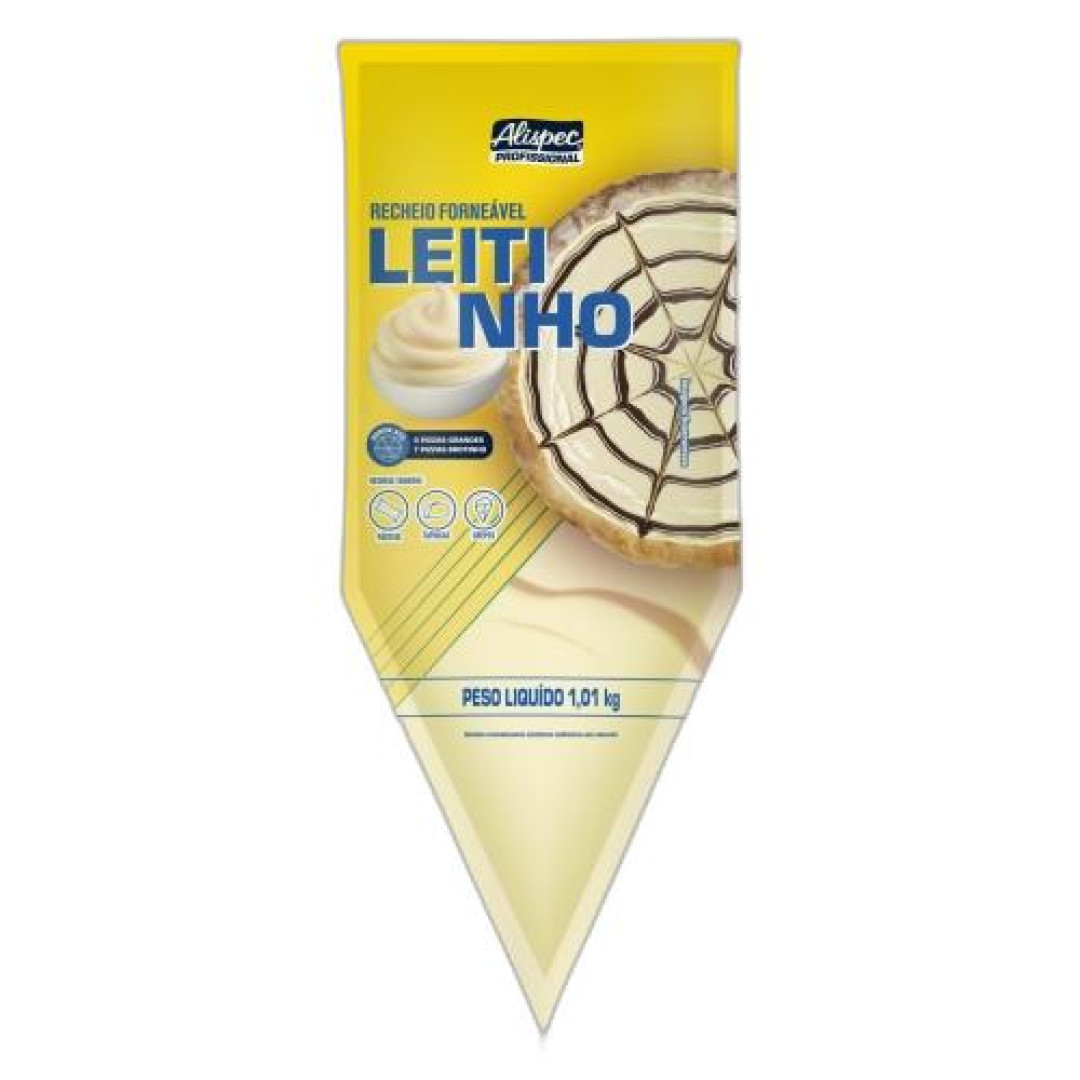 Detalhes do produto Recheio Forneavel 1,01Kg Alispec Leitinho