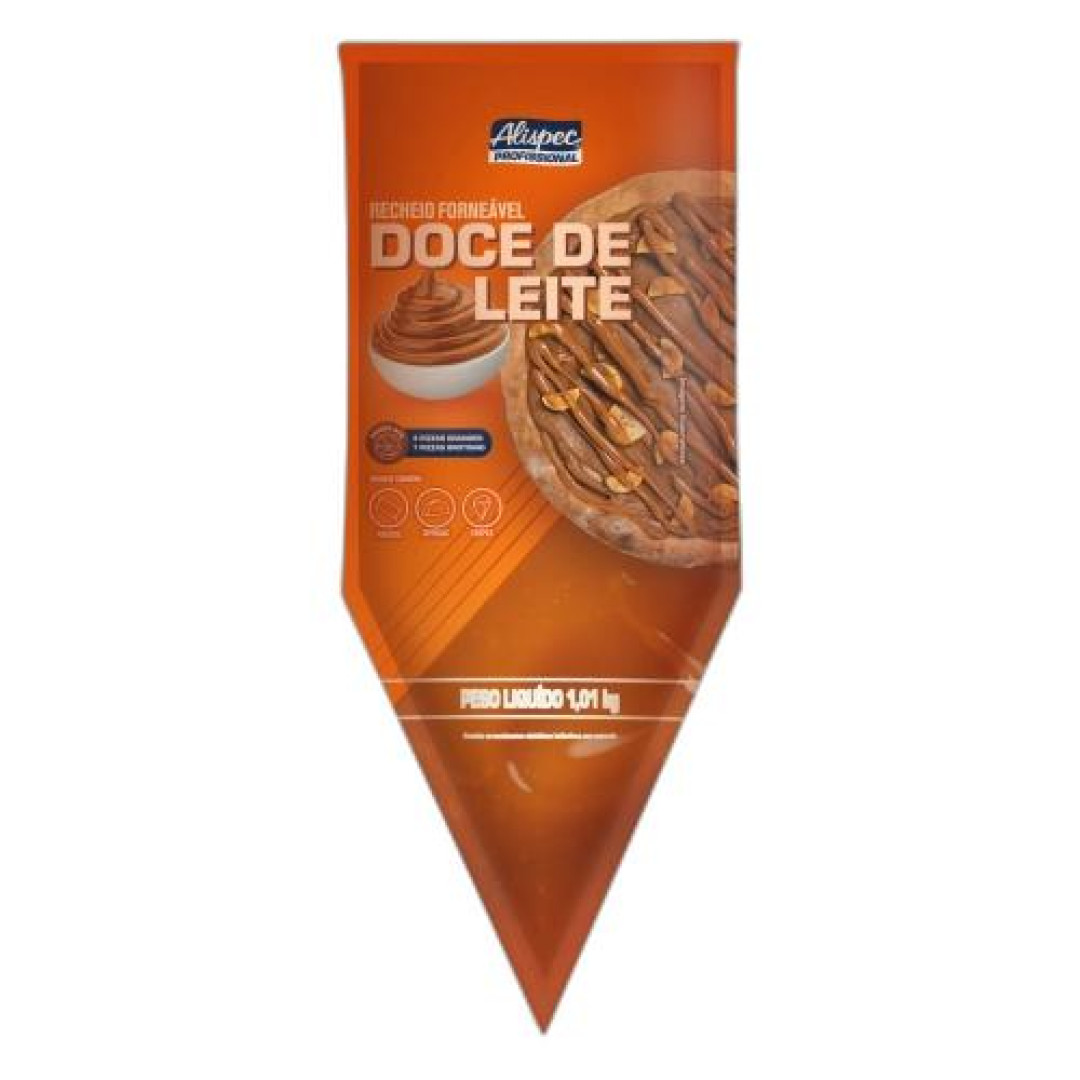 Detalhes do produto Recheio Forneavel 1,01Kg Alispec Doce Leite