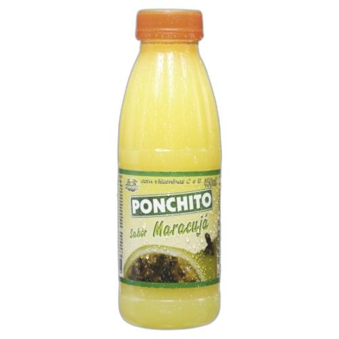 Detalhes do produto Bebida Mista 450Ml Ponchito Maracuja