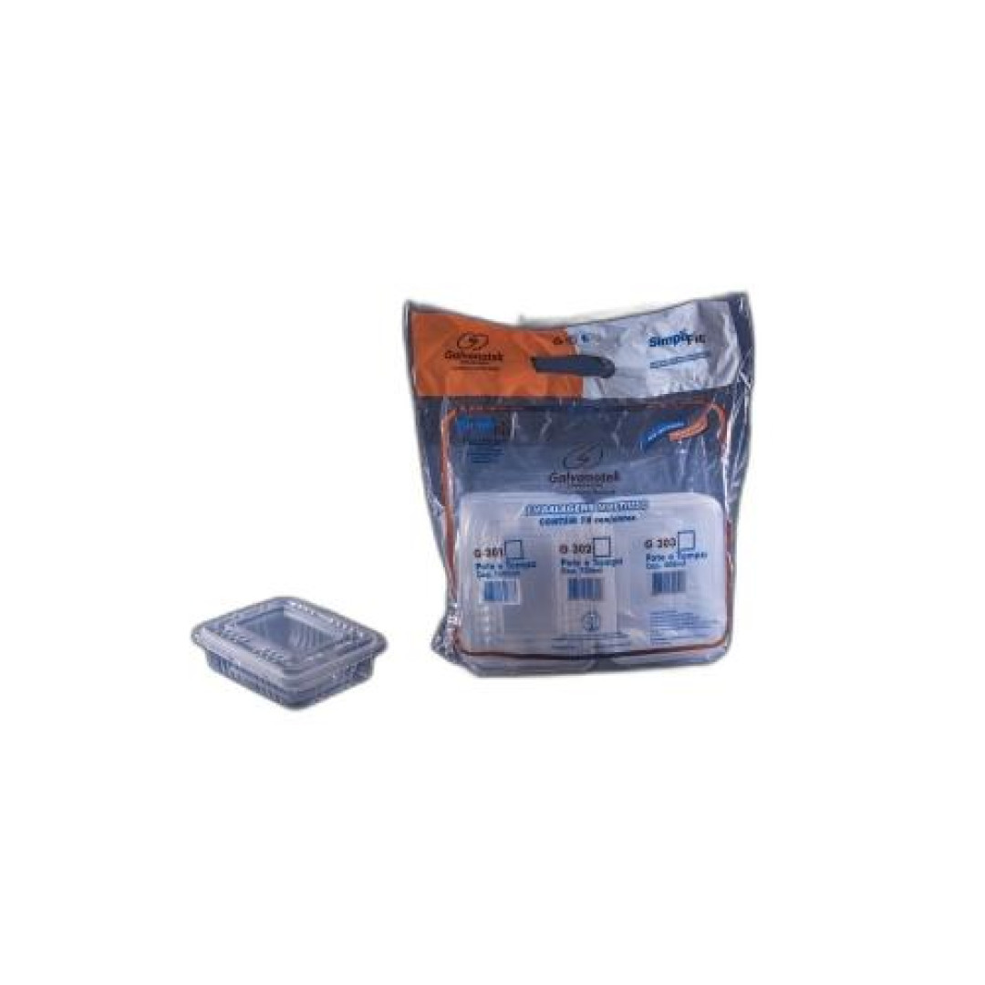 Detalhes do produto Pote Tampa Ret G303 10X400Ml Galvanotek Transparente