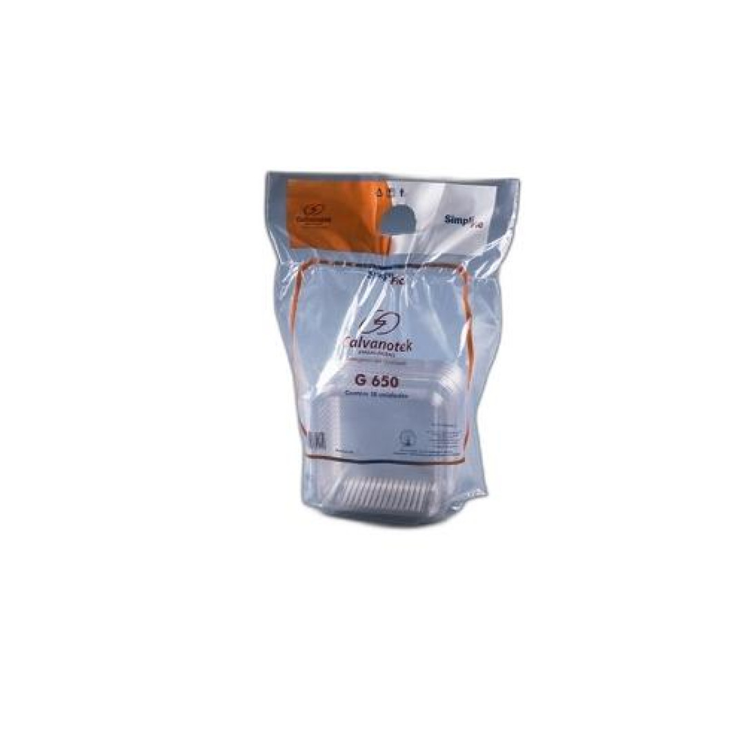 Detalhes do produto Pote Tampa Quad G650 10X200Ml Galvanotek Transparente
