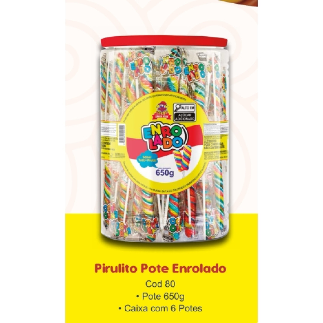 Detalhes do produto Pirl Enrolado Pt 650Gr Sta Rita Tutti Frutti