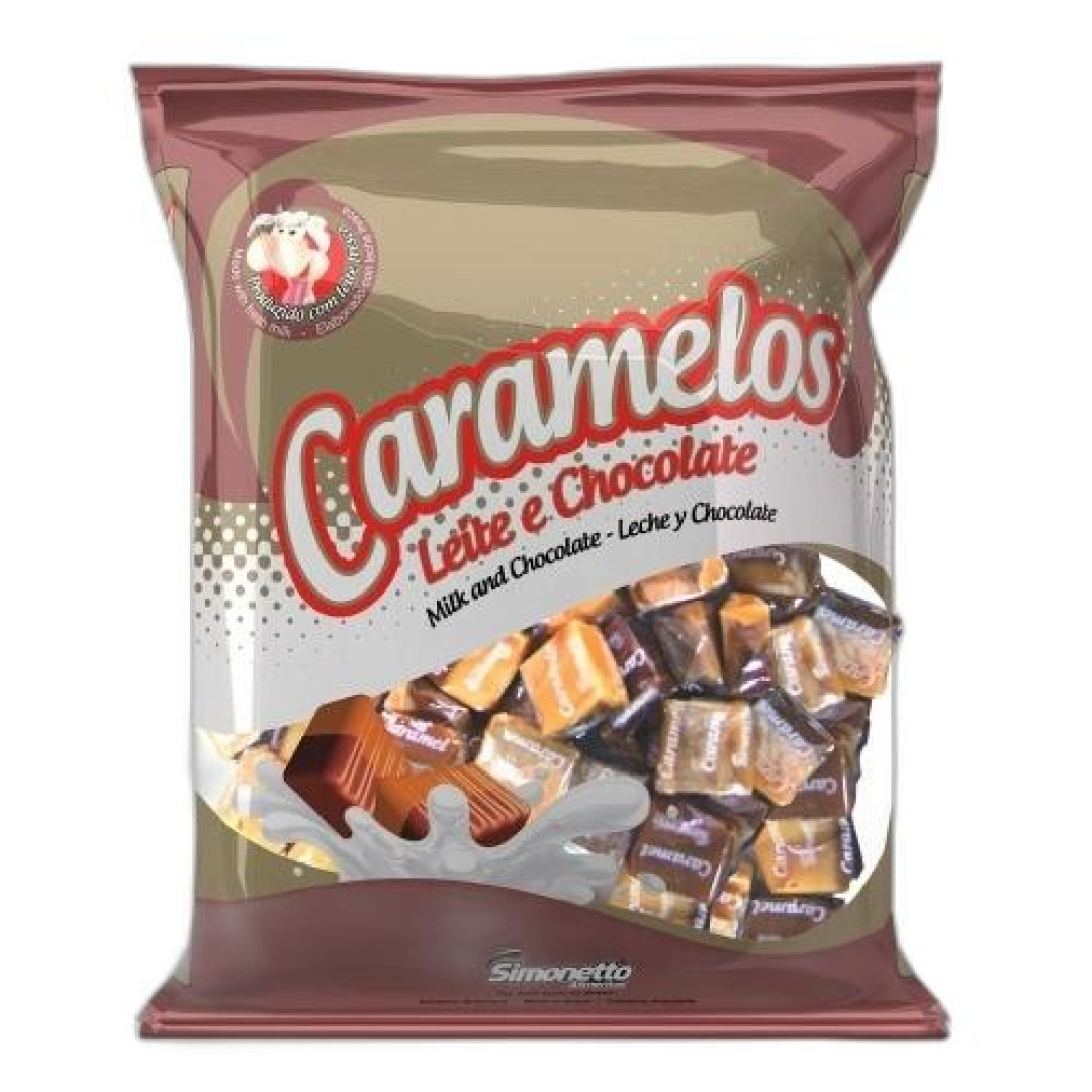 Detalhes do produto Bala Mast Caramelo 500Gr Simonetto Leite.chocolate