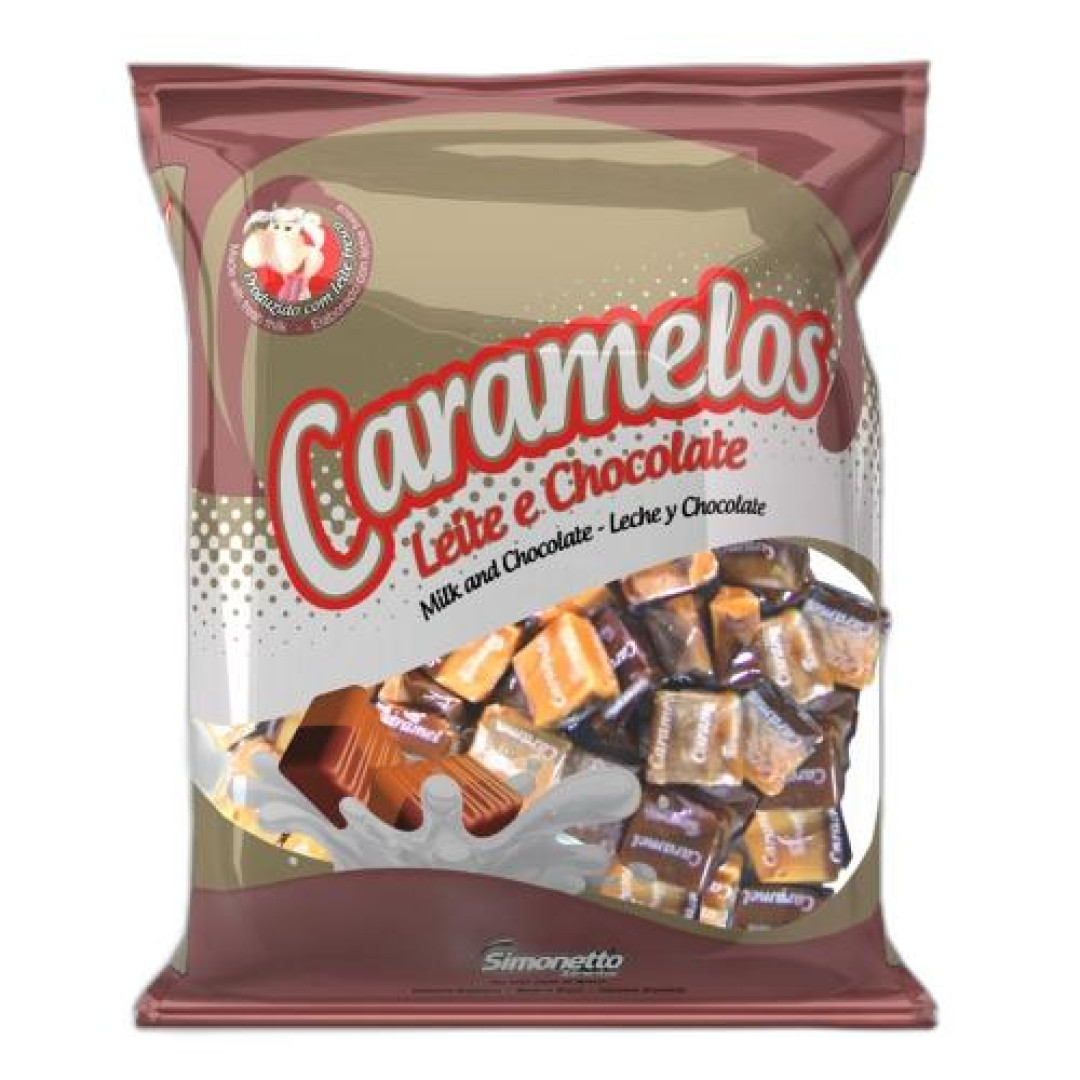 Detalhes do produto Bala Mast Caramelo 100Gr Simonetto Leite.chocolate