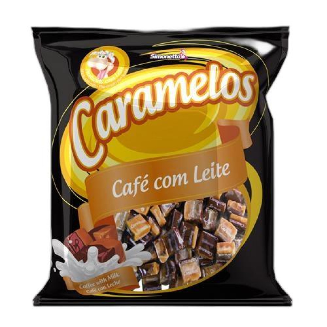 Detalhes do produto Caramelo Cafe Com Leite 500Gr Simonetto Cafe.leite