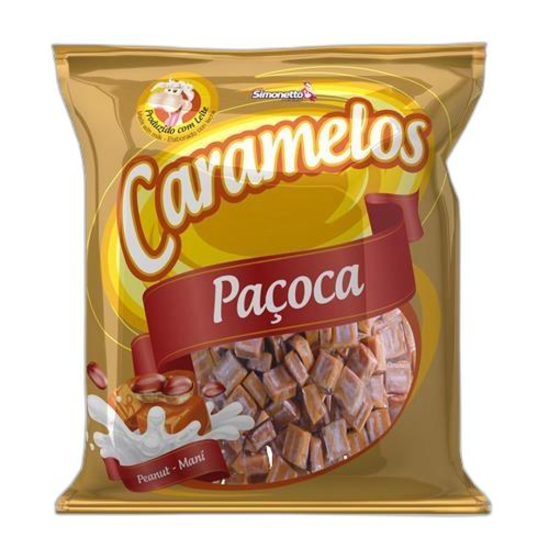 Detalhes do produto Bala Mast Caramelo 600Gr Simonetto Leite Amendoim