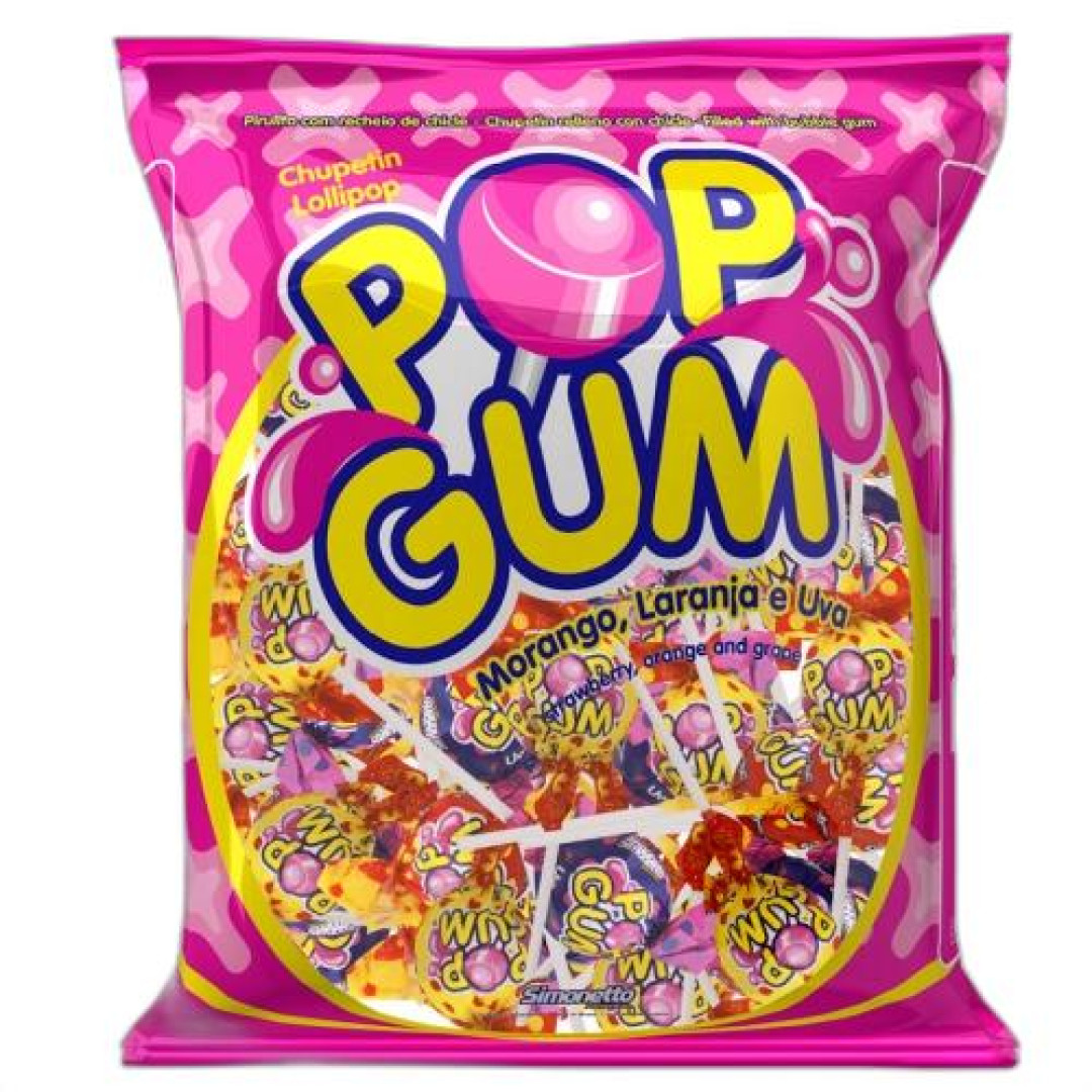 Detalhes do produto Pirl Pop Gum Pc 500Gr Simonetto Frutas