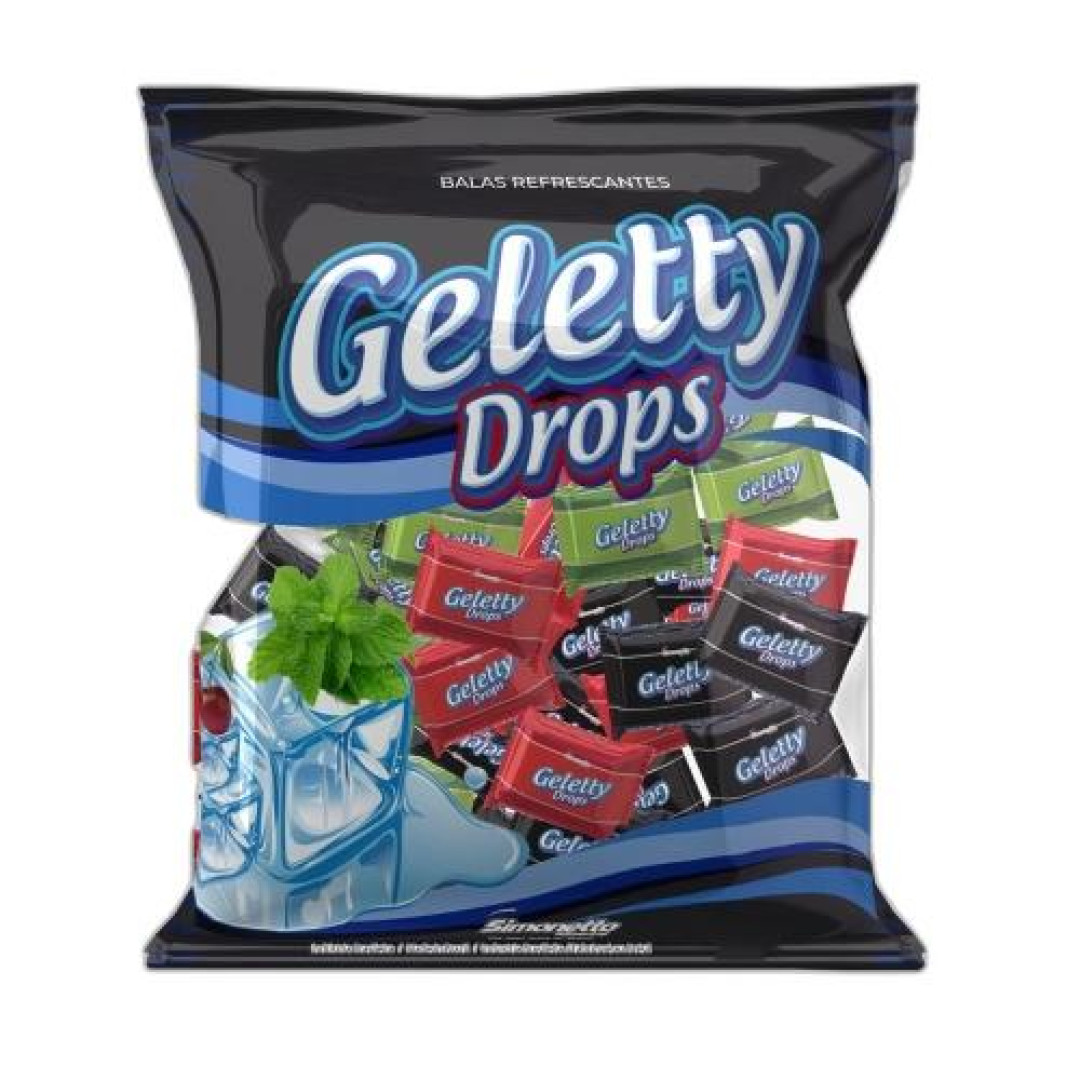 Detalhes do produto Bala Dura Geletty Drops 400Gr Simonetto Sortido