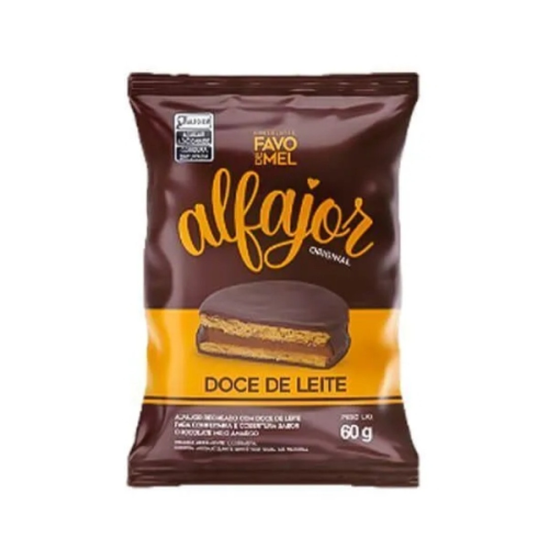Detalhes do produto Alfajor Rech 18X60Gr Favo Mel Meio Amargo