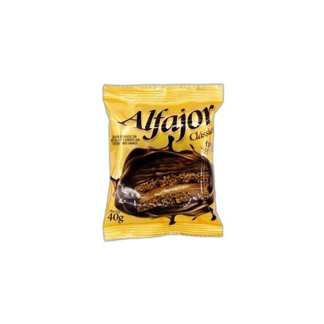 Detalhes do produto Alfajor Recheado Classico 40Gr Favo Mel Ao Leite