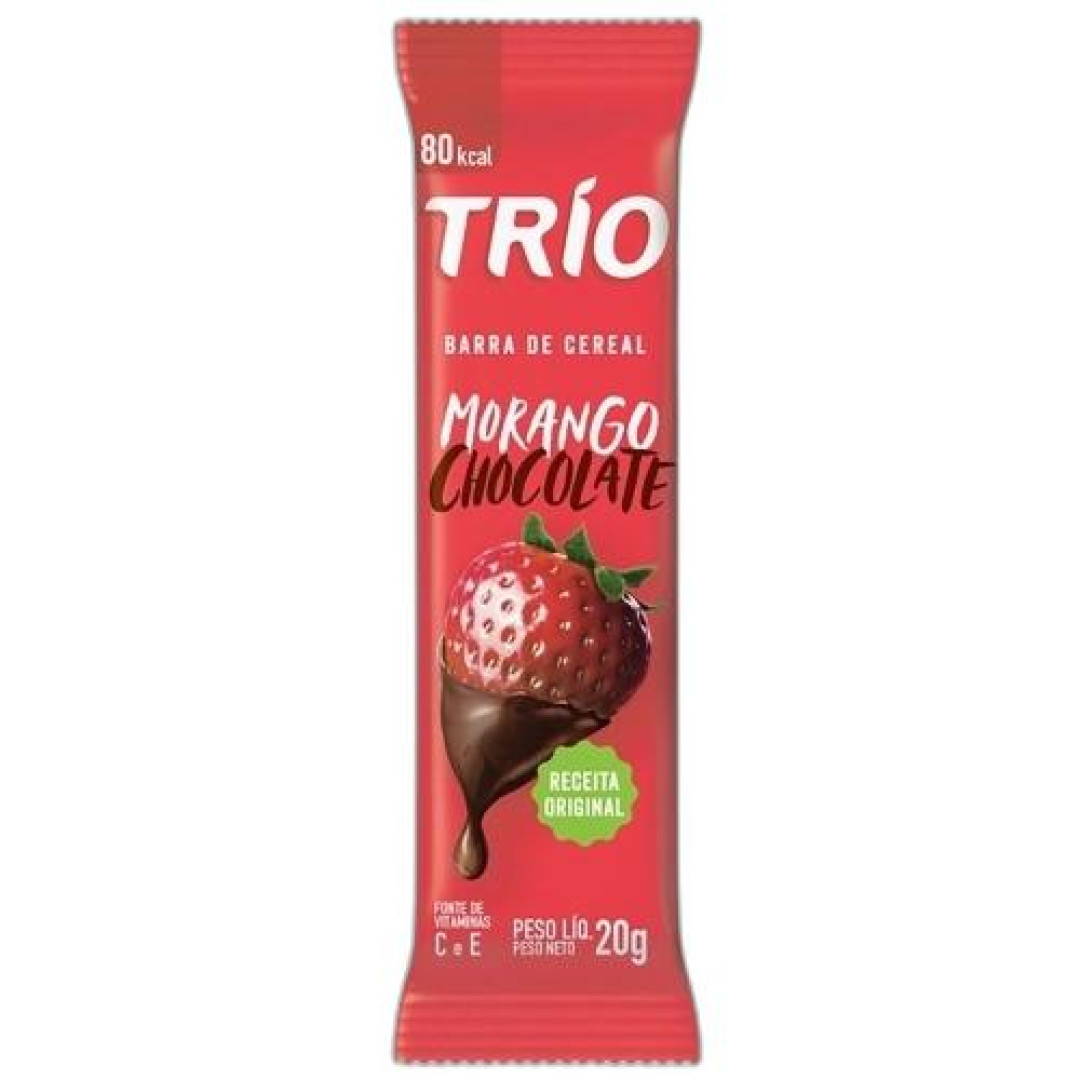 Detalhes do produto Barra Cereais 20Gr Trio Choc.morango