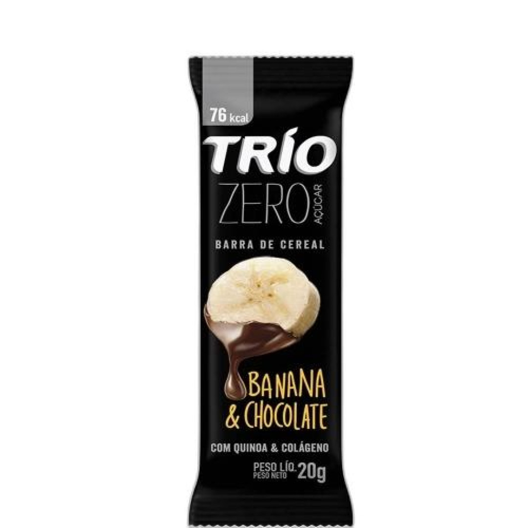 Detalhes do produto Barra Cereais Zero 18Gr Trio Banana.choc