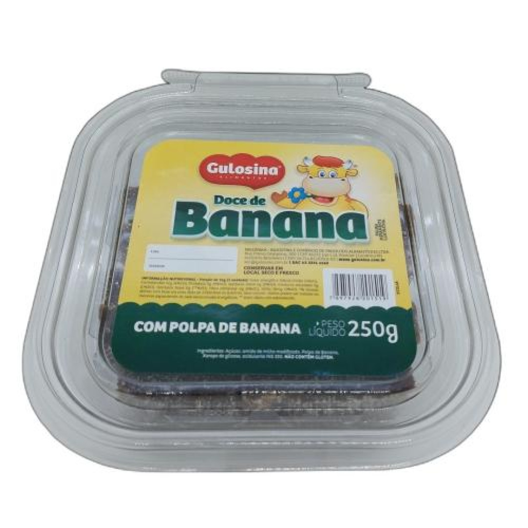 Detalhes do produto Doce Banana 250Gr Gulosina .
