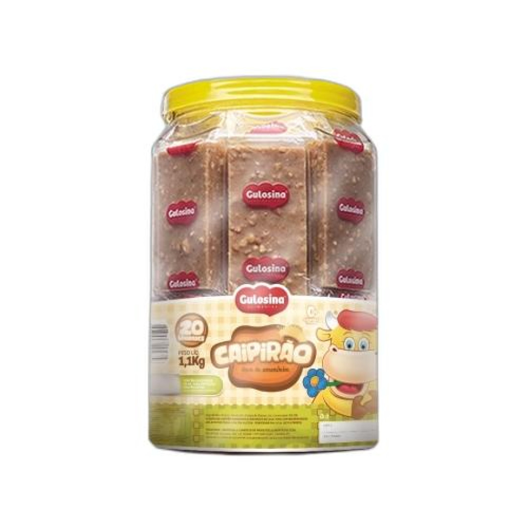 Detalhes do produto Caipirao Embr Pt 20X55Gr Gulosina Amendoim