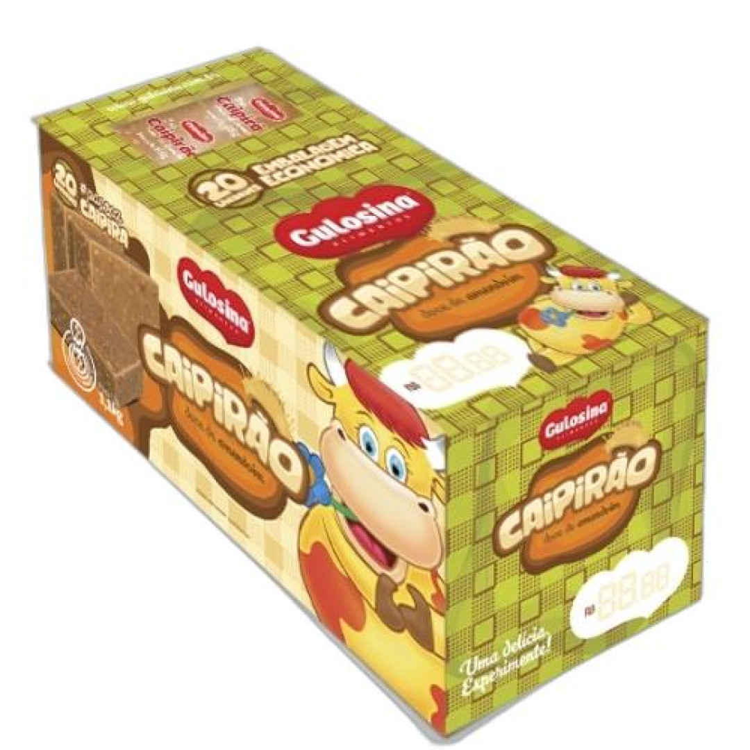 Detalhes do produto Caipirao Embr Dp 20X55Gr Gulosina Amendoim