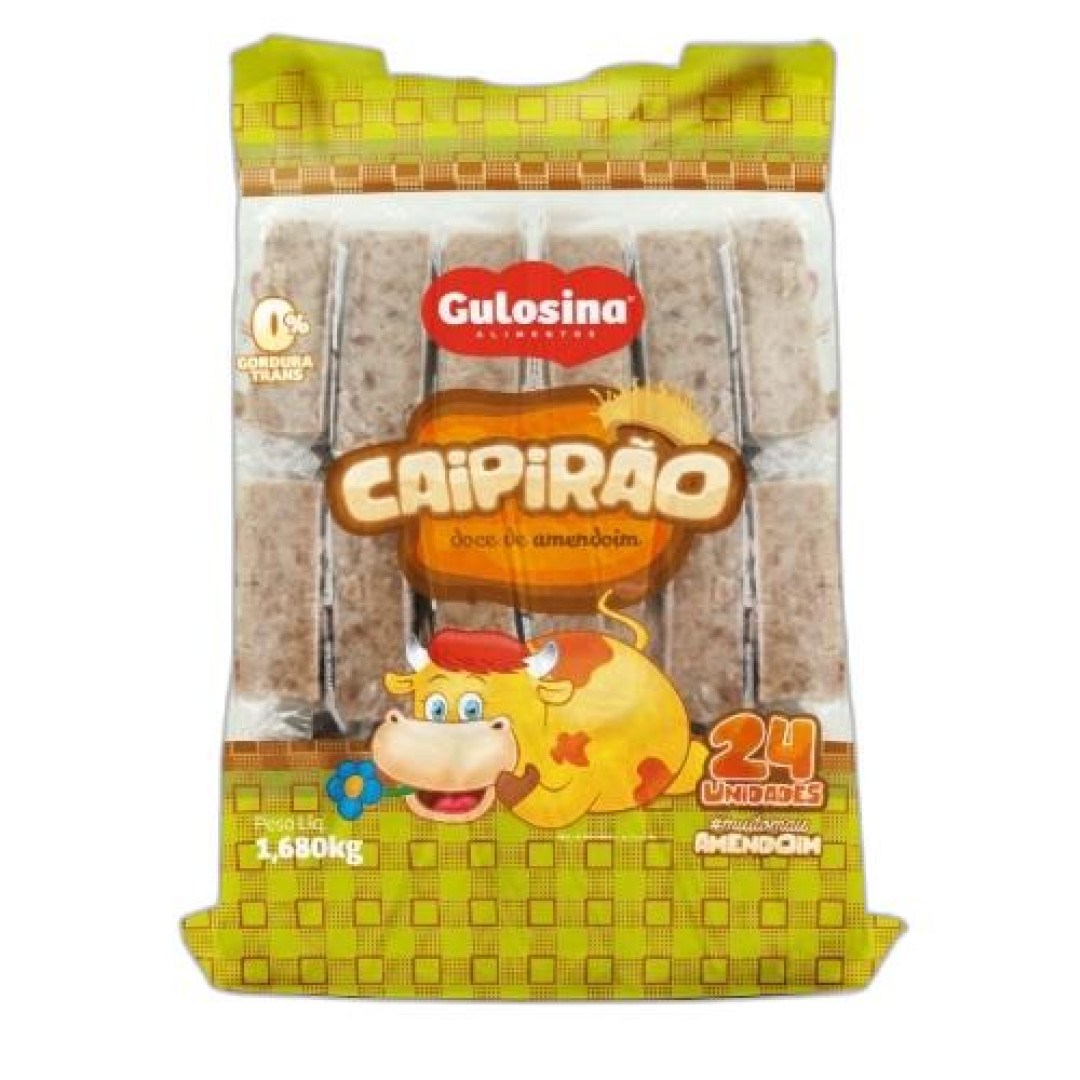Detalhes do produto Caipirao Embr Pc 24X70Gr Gulosina Amendoim