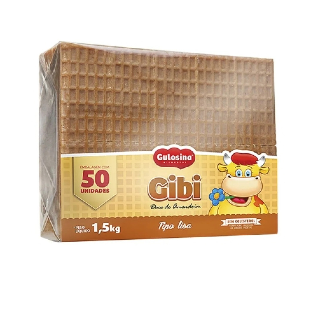 Detalhes do produto Gibi Lisa Pc 50X17Gr Gulosina Amendoim