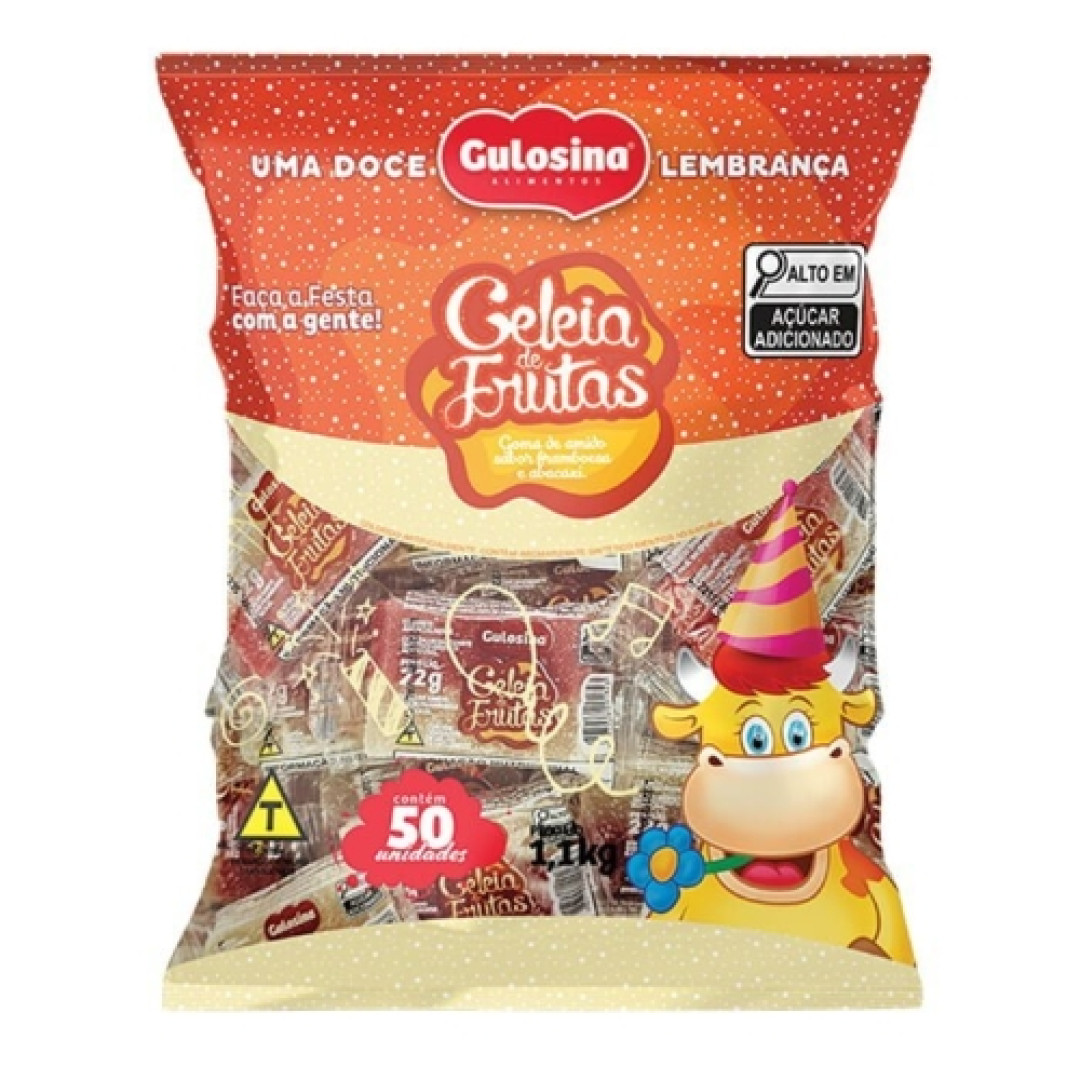 Detalhes do produto Geleia De Frutas Pc 50X22Gr Gulosina Frutas