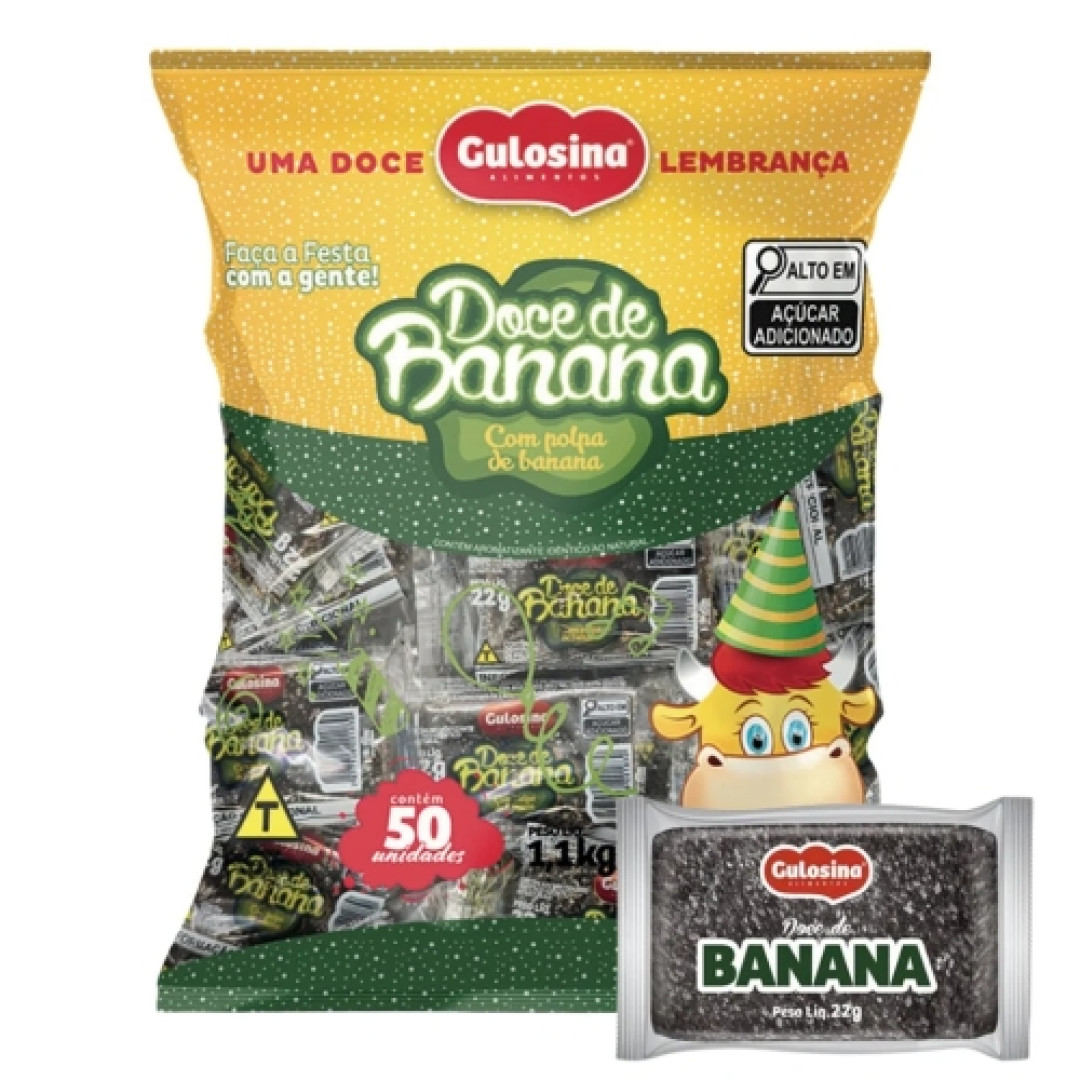 Detalhes do produto Doce Banana Pc 50X22Gr Gulosina Banana