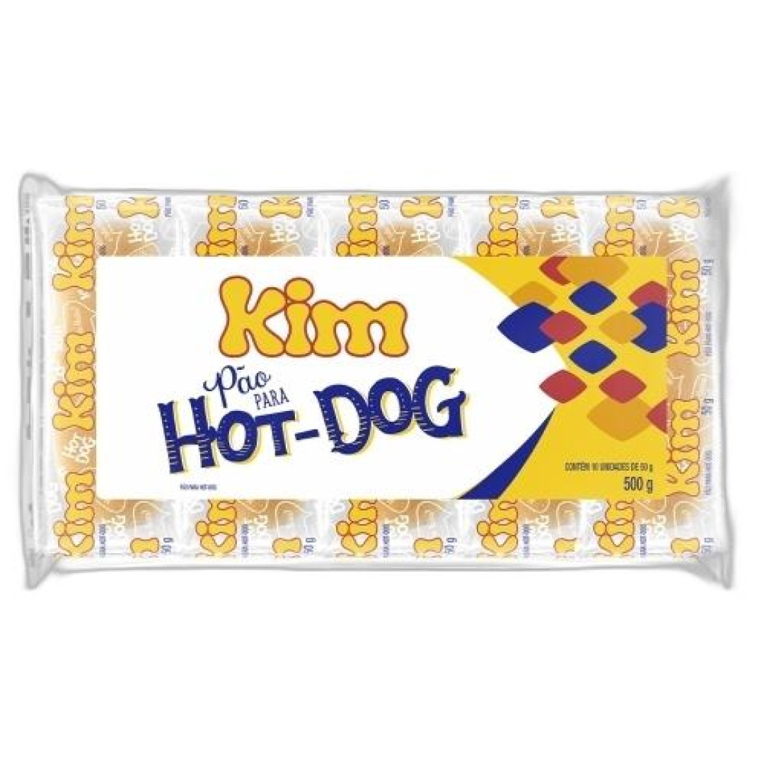 Detalhes do produto Pao Hot Dog Pc 10X50Gr Kim Paes .
