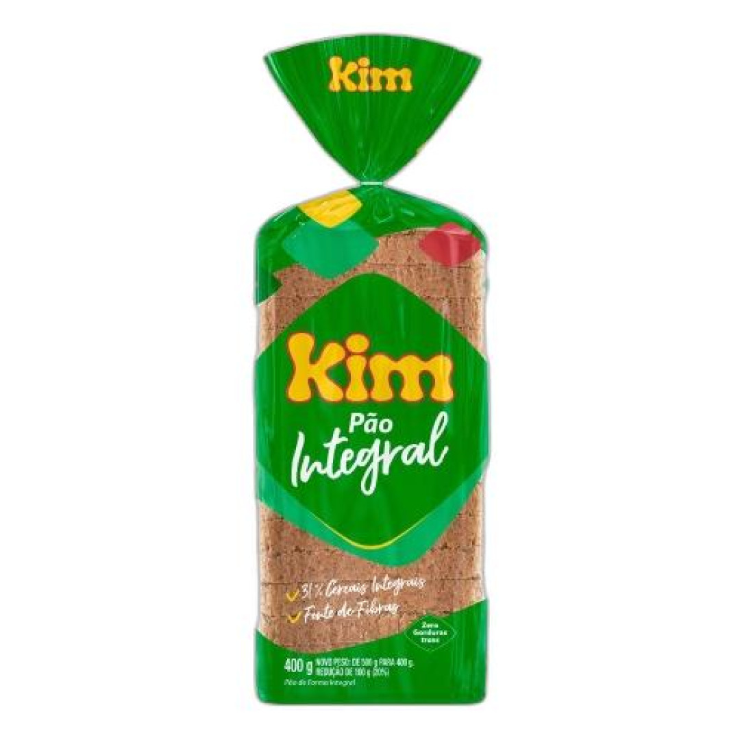 Detalhes do produto Pao Forma 400Gr Kim Paes Integral