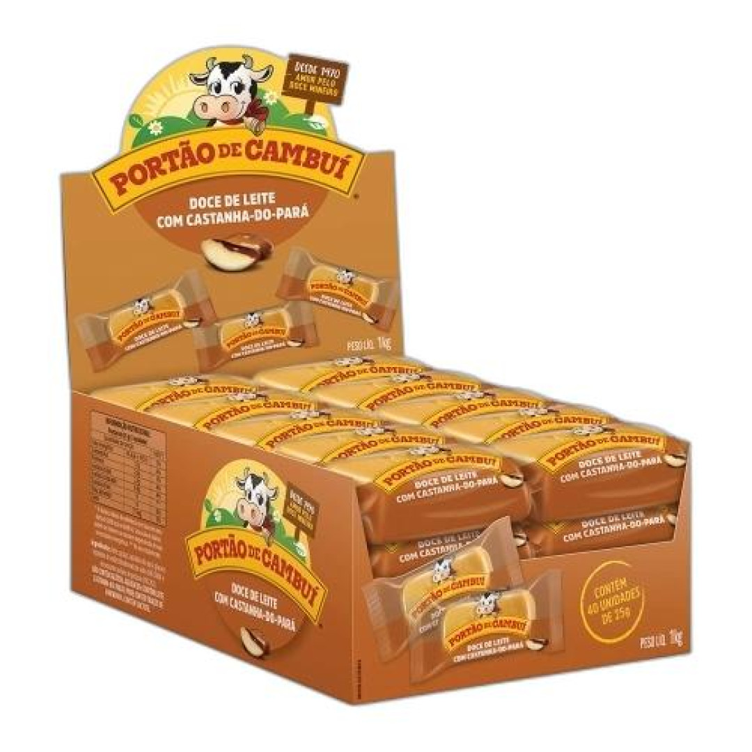 Detalhes do produto Doce Leite Embr Dp 40X25Gr Portao Cambui Castanha Para