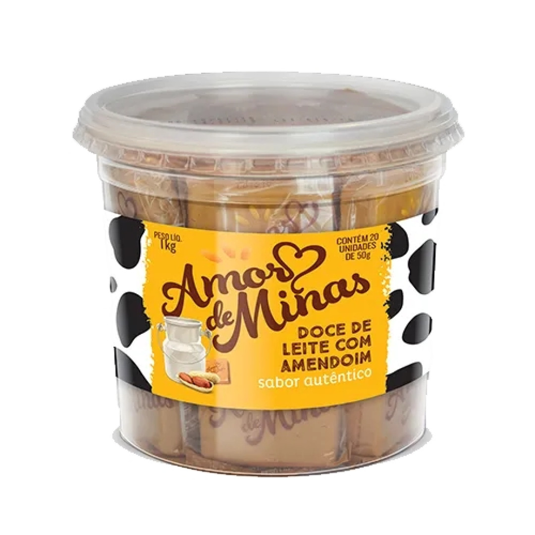 Detalhes do produto Doce Leite Embr Pt 20X50Gr Amor Minas Amendoim