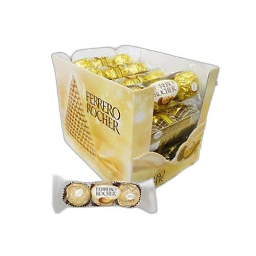 Detalhes do produto Bombom Rocher T3 600Gr (16X3Un) Ferrero Avela