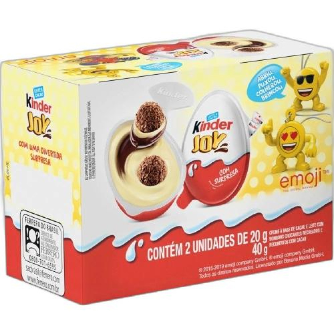 Detalhes do produto Choc Kinder Funko Ovo Joy 02X20Gr Ferre .