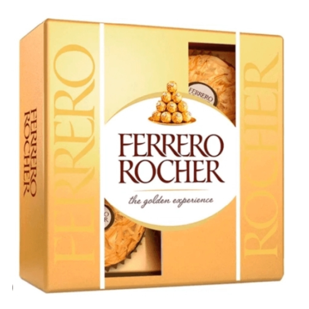 Detalhes do produto Bombom Rocher T4 50Gr (4Un) Ferrero Avela