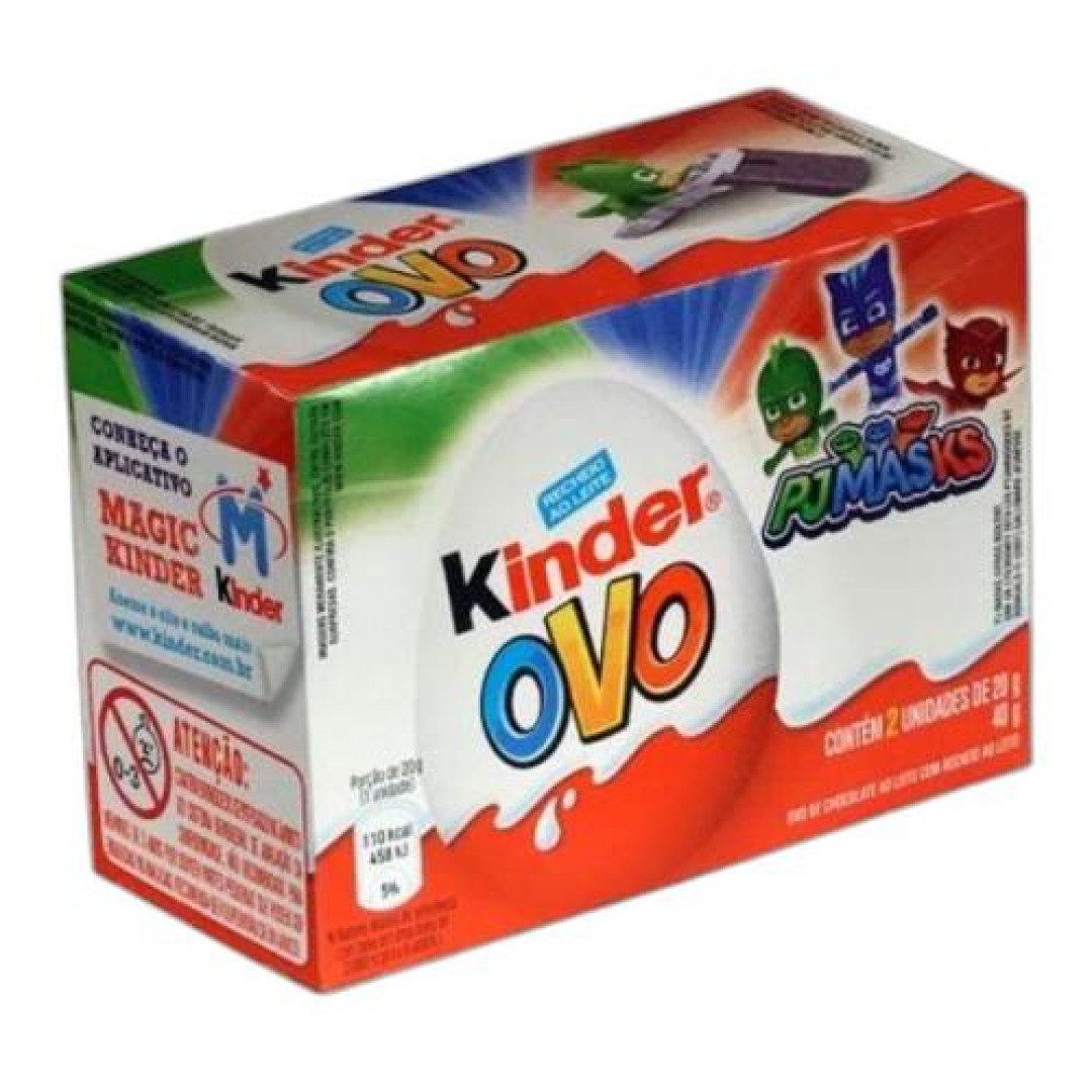 Detalhes do produto Choc Kinder Ovo 02X20Gr Minions Ferrero Ao Leite