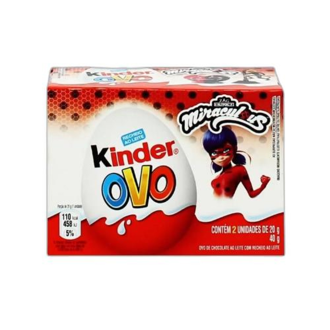 Detalhes do produto Choc Kinder Ovo 02X20Gr Masha Urso Ferr Ao Leite