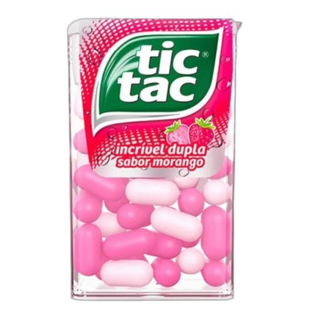 Detalhes do produto Past Tic Tac 14X14,5Gr Ferrero Morango