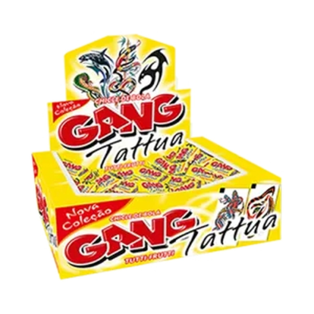 Detalhes do produto Chicle Gang Tattua 100Un 400Gr Gb Br Tutti Frutti