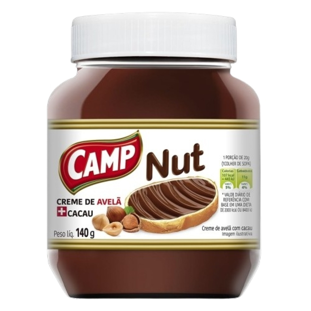 Detalhes do produto Creme Campnut 140Gr Camp Avela