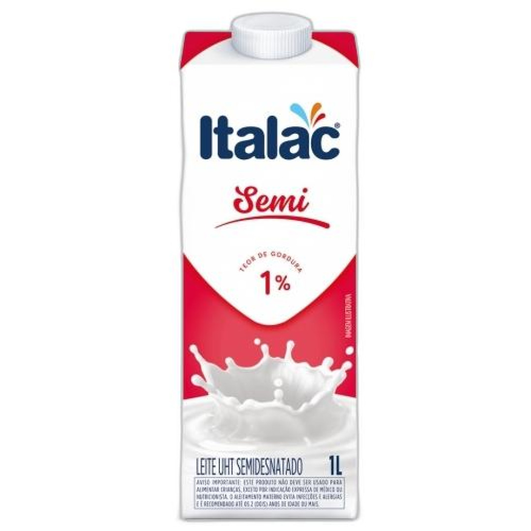 Detalhes do produto Leite Uht 1Lt Italac Semidesnatado