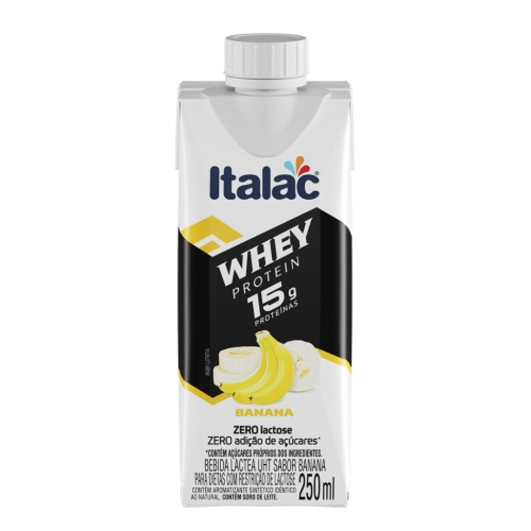 Detalhes do produto Bebida Lactea Uht Whey (15G) 250Ml Itala Banana