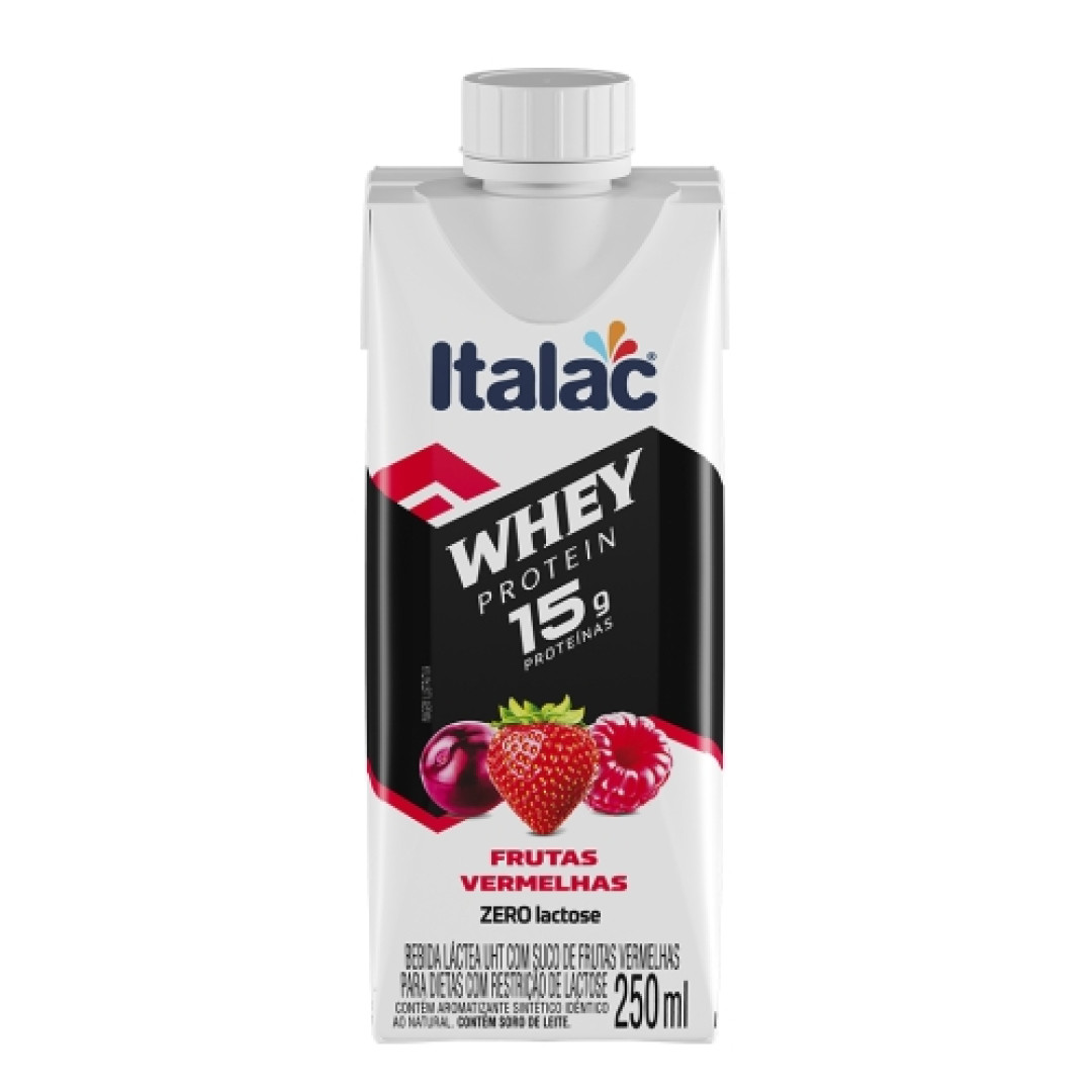 Detalhes do produto Bebida Lactea Uht Whey (15Gr) 250Ml Ital Frutas Vermelha