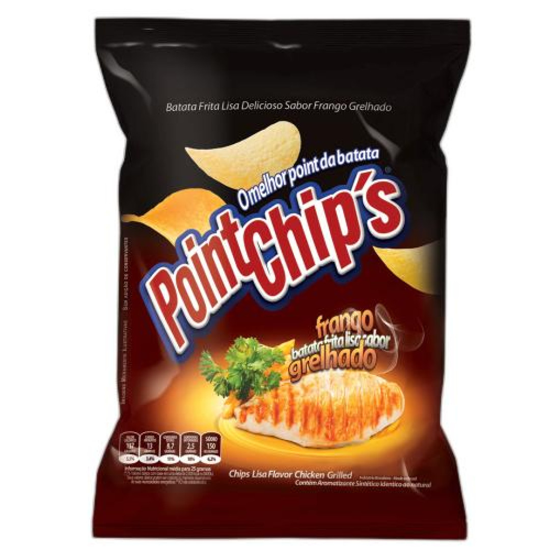 Detalhes do produto Batata Chips Lisa 40Gr Pointchips Frango Grelhado