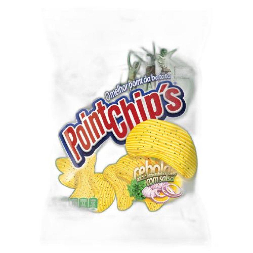 Detalhes do produto Batata Chips Ondulada 40Gr Pointchips Cebola.salsa