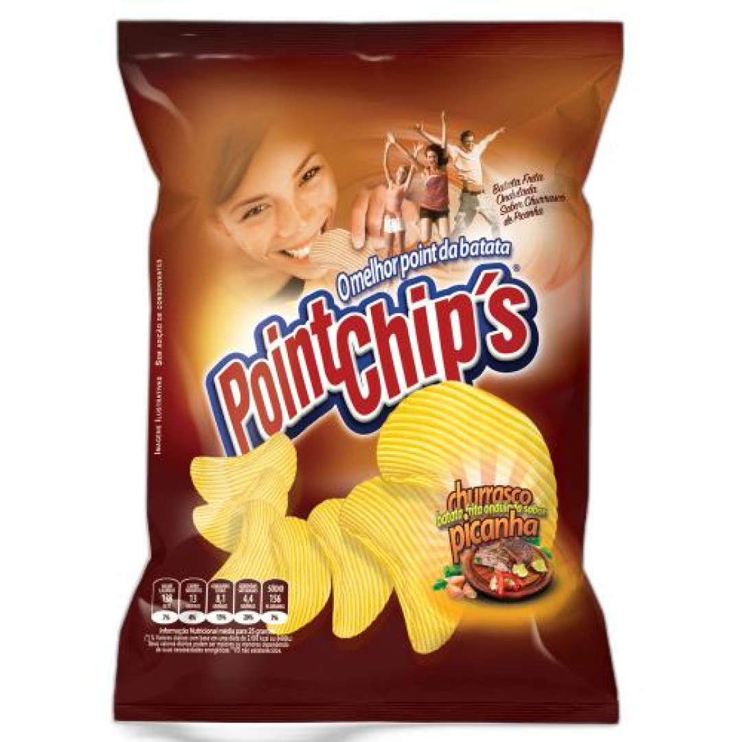Detalhes do produto Batata Chips Ondulada 40Gr Pointchips Churrasco