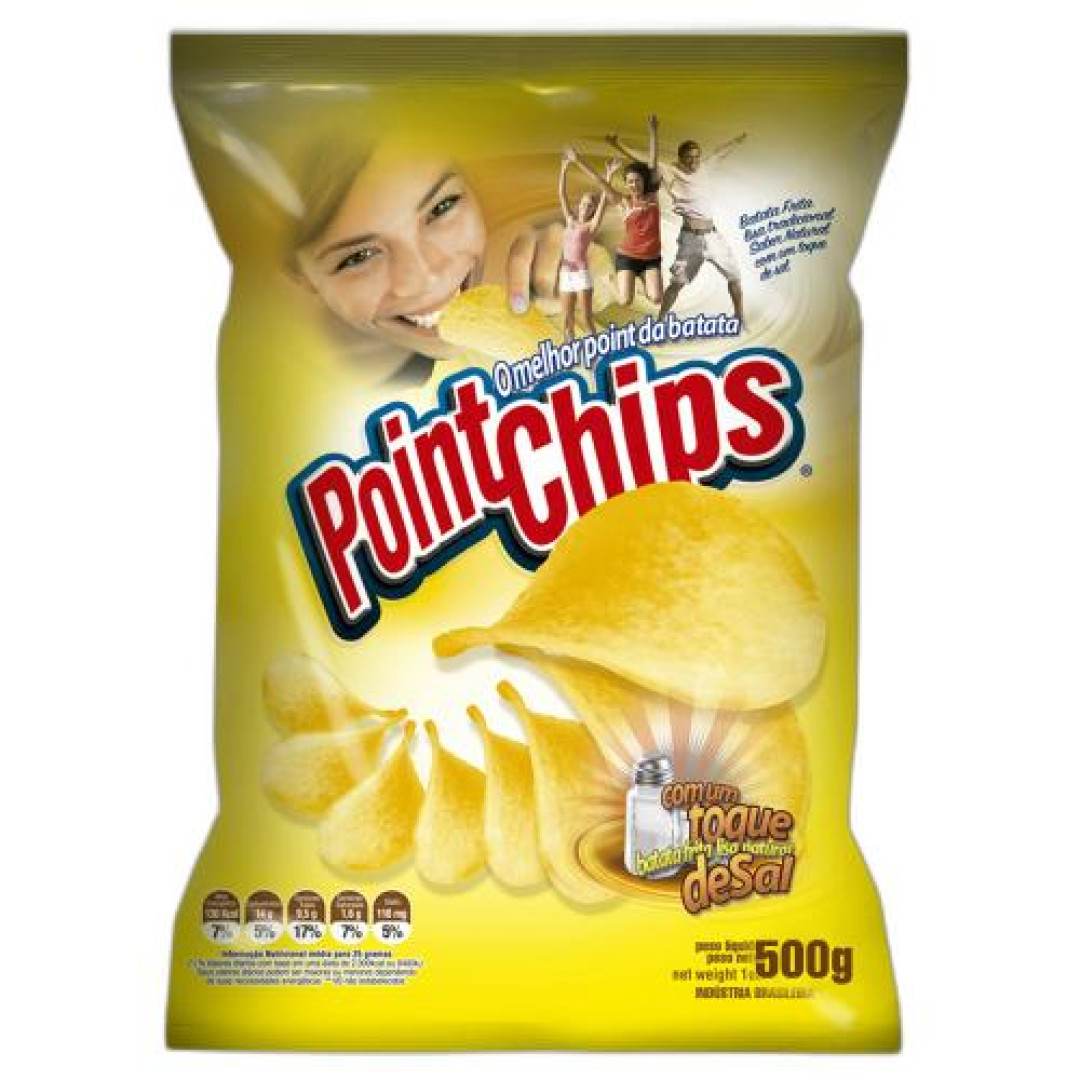 Detalhes do produto Batata Chips Lisa 500Gr Pointchips Natural