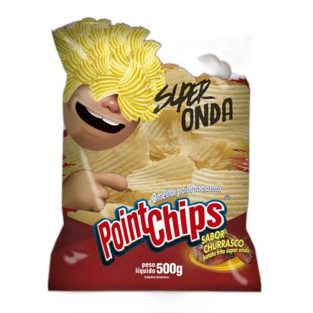 Detalhes do produto Batata Chips Super Onda 500Gr Pointchips Churrasco