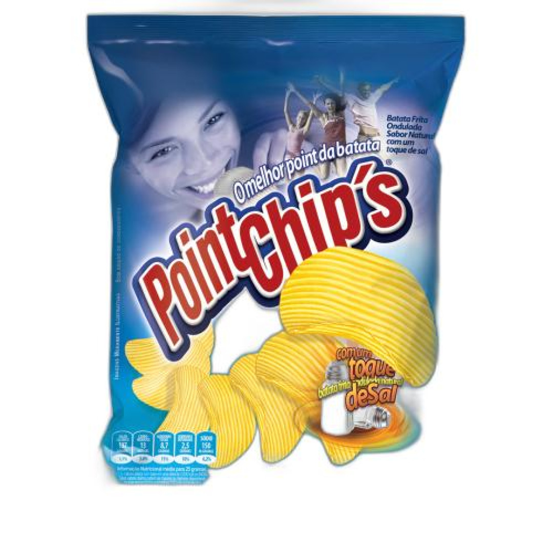 Detalhes do produto Batata Chips Ondulada 40Gr Pointchips Toque De Sal