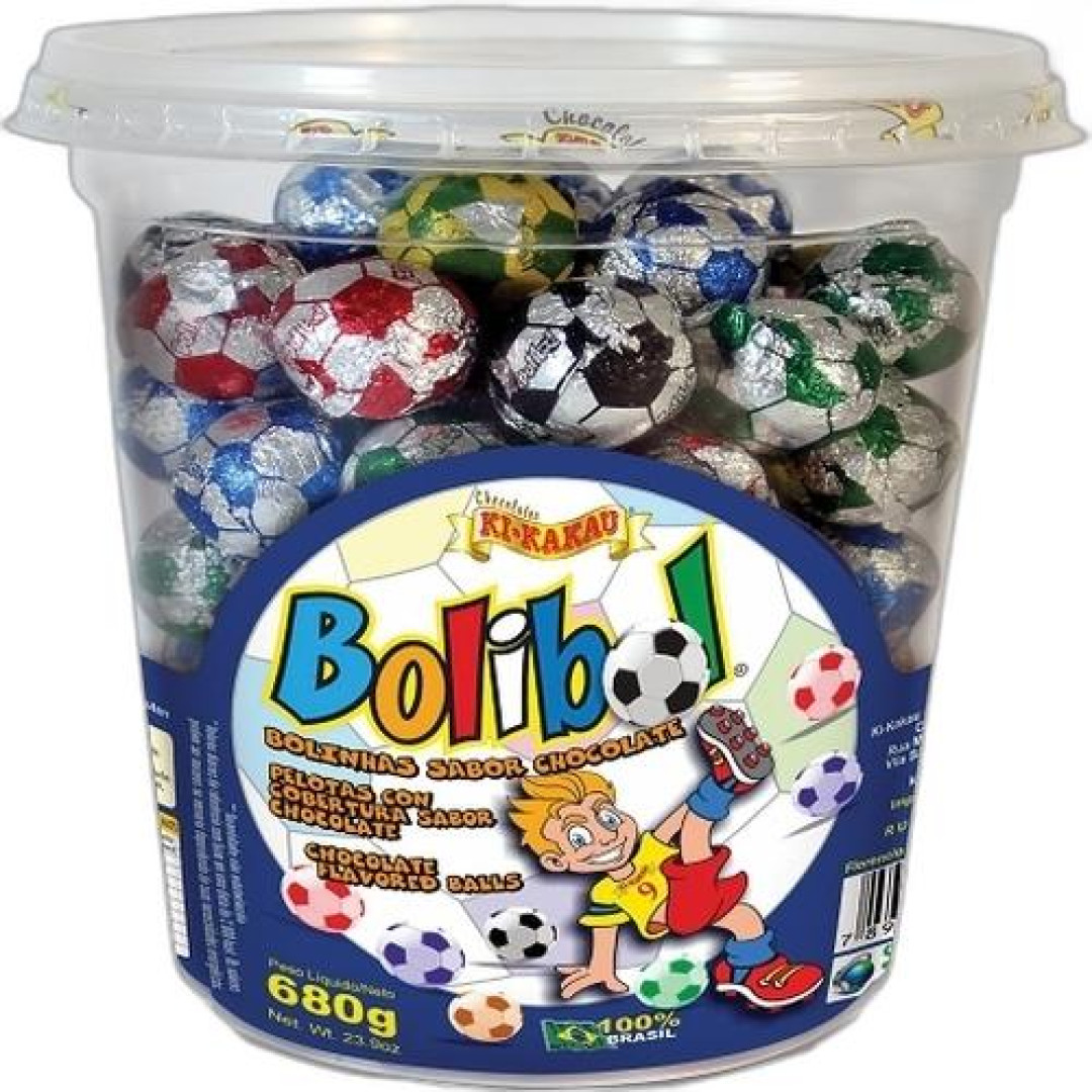 Detalhes do produto Choc Bolinha Bolibol 100Un 680G Ki Kakau Chocolate