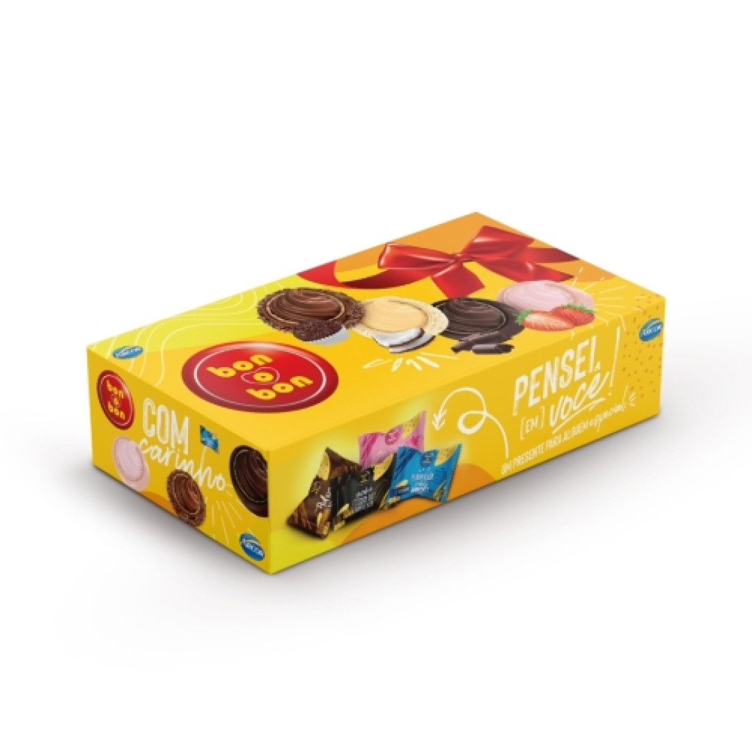 Detalhes do produto Bombom Bonobon Mix 165G Arcor Sortido