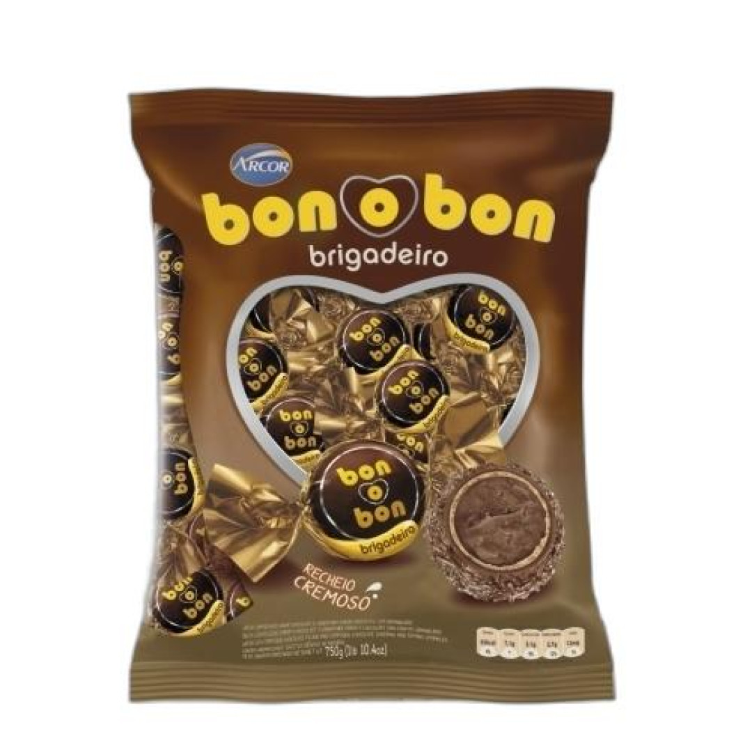 Detalhes do produto Bombom Bonobon Pc 750Gr (50Un) Arcor Brigadeiro