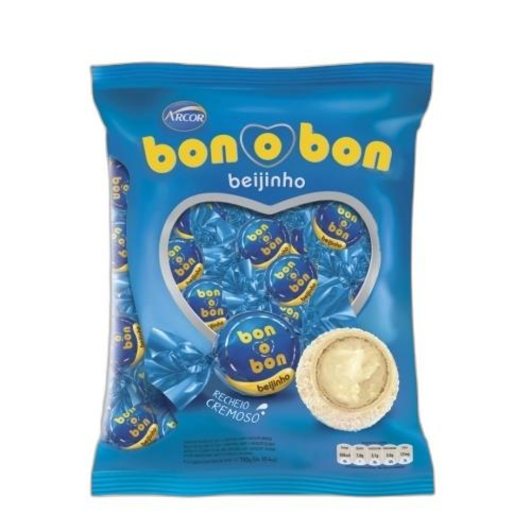 Detalhes do produto Bombom Bonobon Pc 750Gr (50Un) Arcor Beijinho