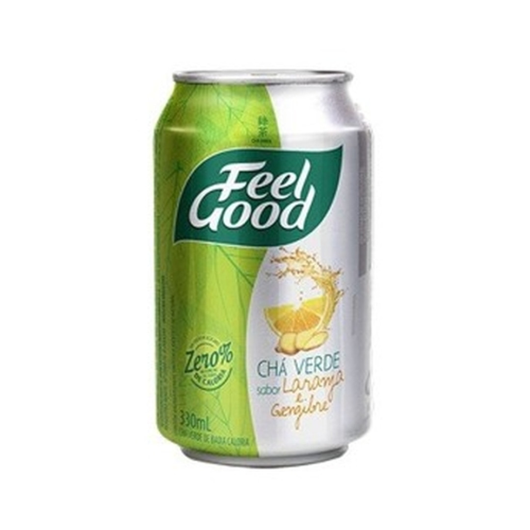 Detalhes do produto Cha Verde 330Ml Feel Good Laranja Gengibr
