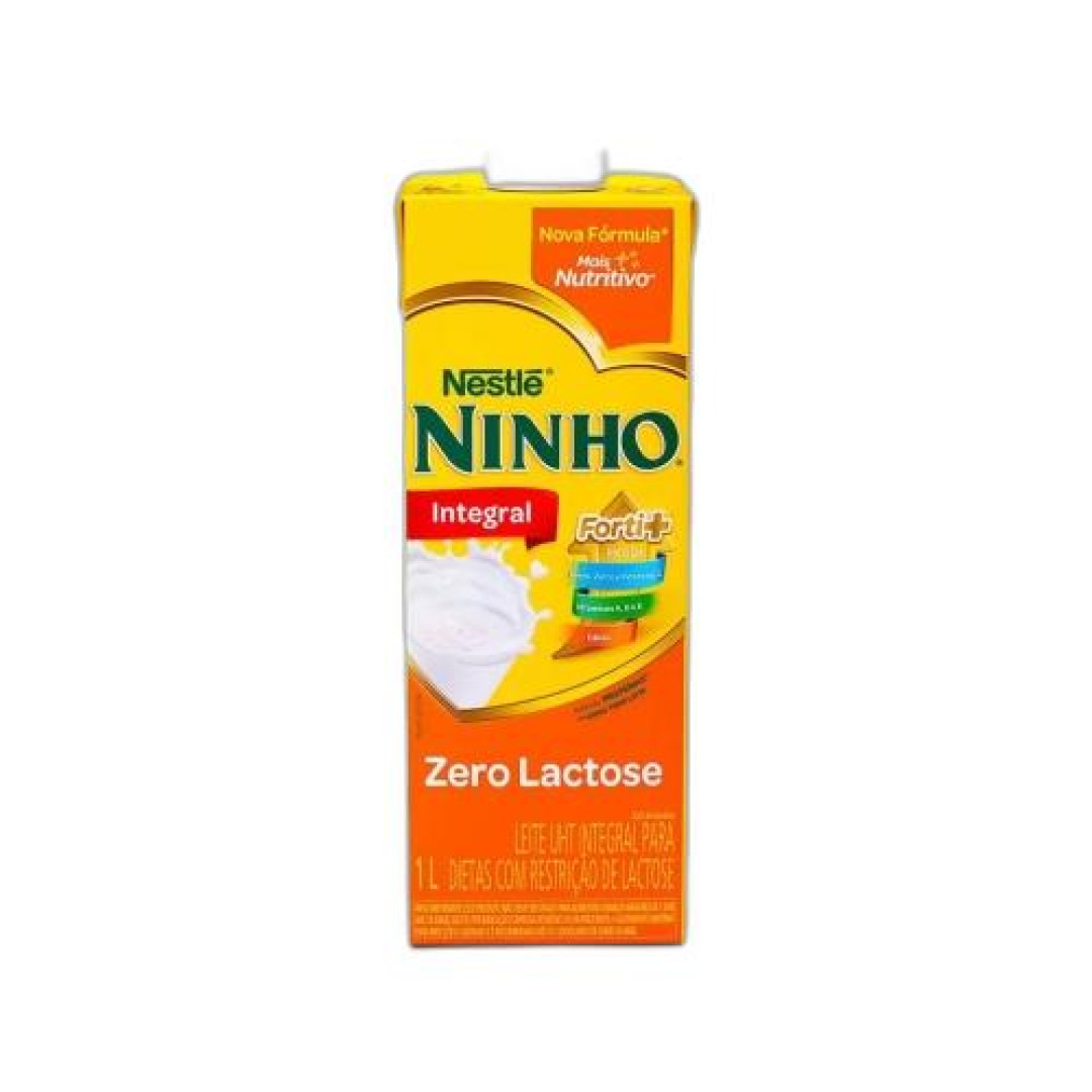 Detalhes do produto Leite Uht Ninho Zero Lactose 1L Piracanj Integral